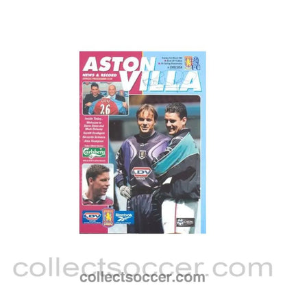 1999 - Aston Villa vChelsea official programme 21/03/1999 signed - Collect Soccer