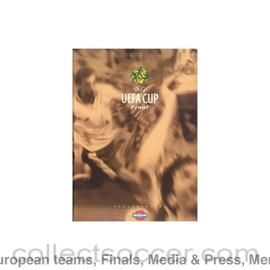 1999 UEFA Cup Final Parma v Olympique de Marseille official press pack 12/05/1999