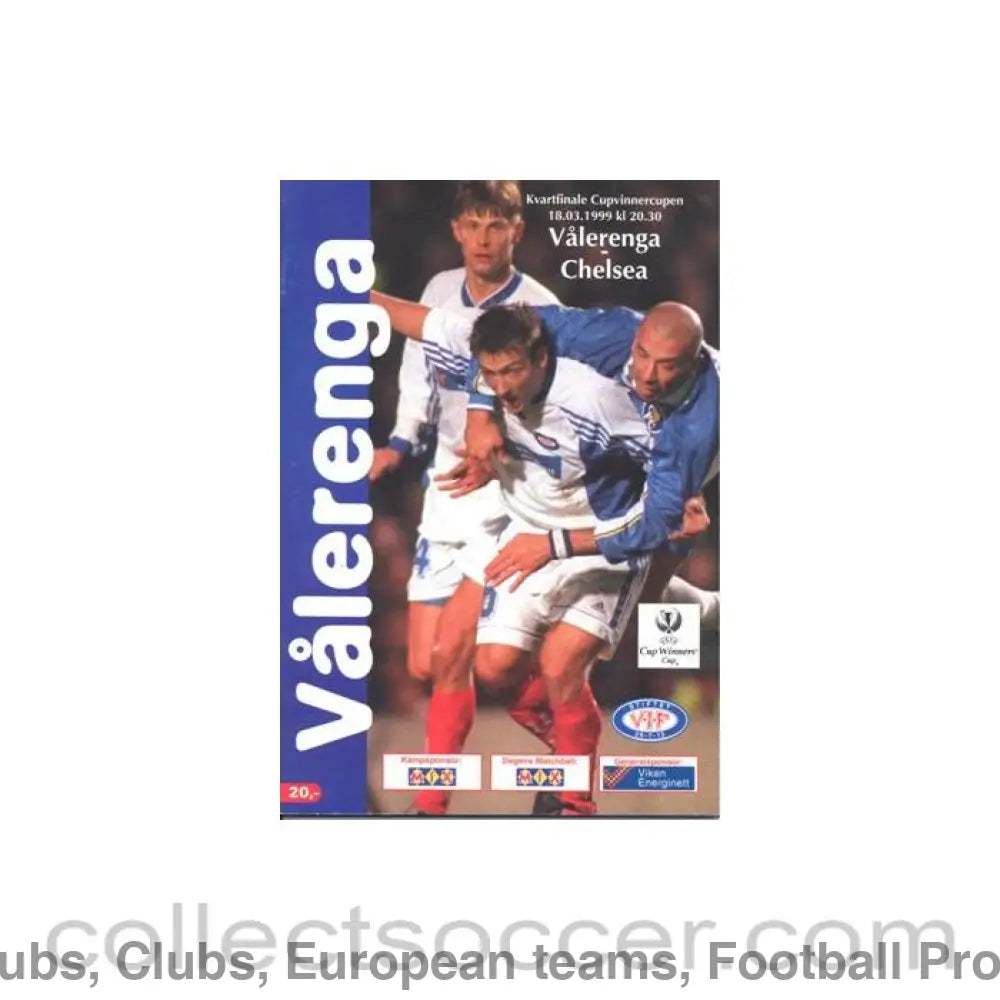 1999 - Valerenga VChelsea porgramme 18/03/1999