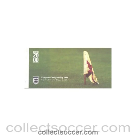 2000 - England Euro 2000 postcards book originally signed by every individual player