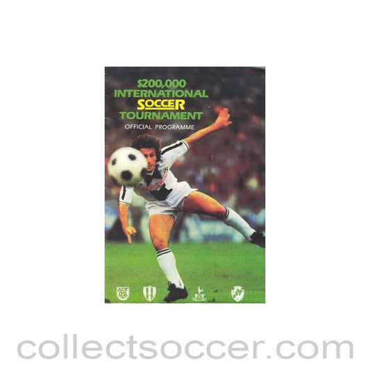1985 - In Australia - Tottenham Hotspur, Australia, Udinese and Vasco da Gama in $200,000 International Soccer Tournament in 1985