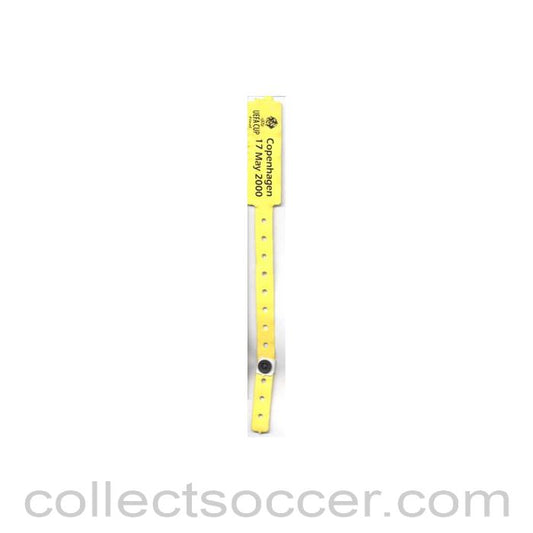 2000 UEFA Cup Final Copenhagen wrist band 17/05/2000