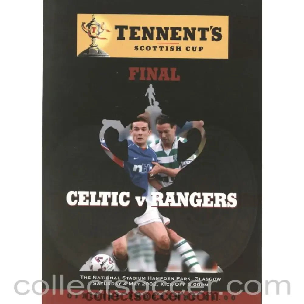 2002 Scottish Cup Final Celtic v Rangers Official Football Programme - Collect Soccer