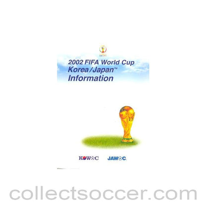 2002 World Cup Korea/Japan Information stadium brochure