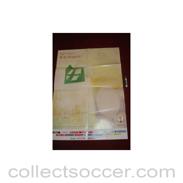 2002 World Cup Niigata Venu very large Poster 100 x 72 cm
