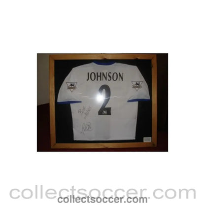 2003 - Glen Johnson’s match worn shirt in Chelsea v Arsenal match on 18/10/2003 Season 2003-2004 framed
