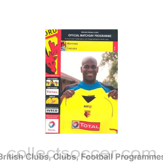 2003 - Watford vChelsea official programme 05/08/2003