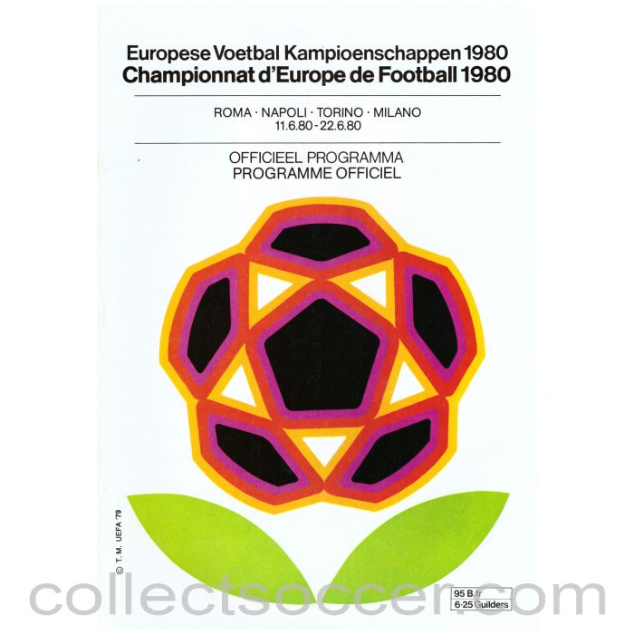 1980 European Championship Official Programme