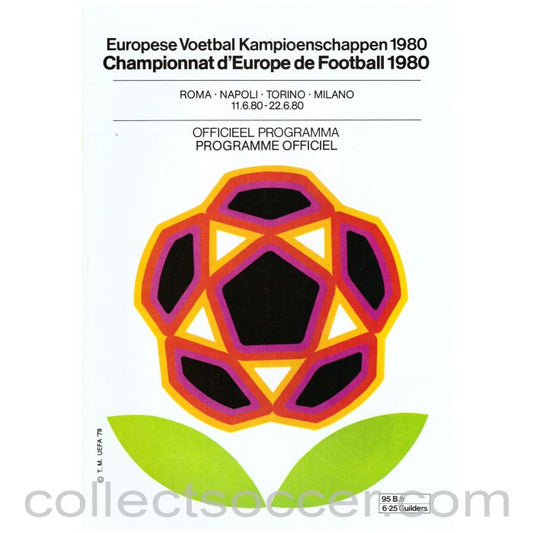 1980 European Championship Official Programme