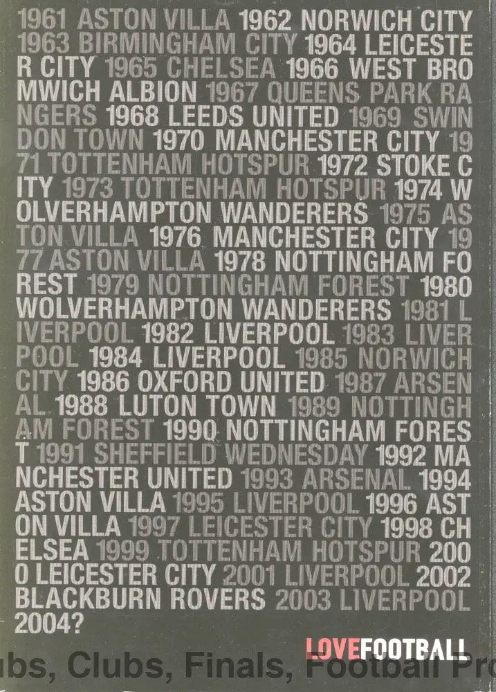 2004 League Cup Final Programme Bolton Wanderers v Middlesbrough