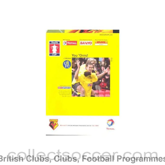 2004 - Watford vChelsea official programme 03/01/2004