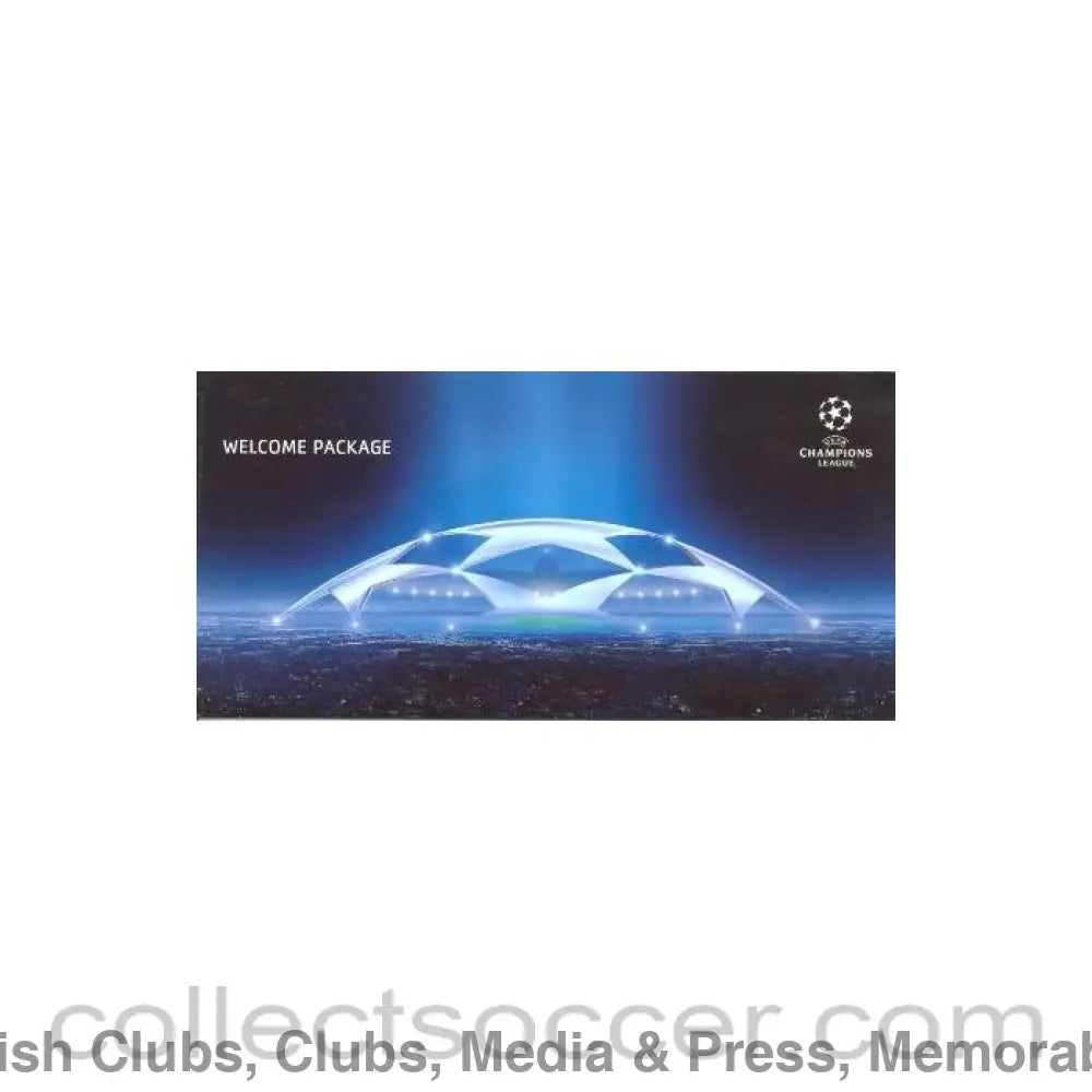 2006 - Levski v Chelsea welcome package 27/09/2006 in a wallet