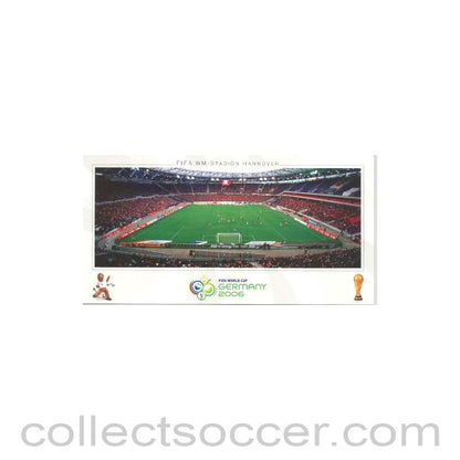 2006 World Cup Germany postcard Hannover Stadium