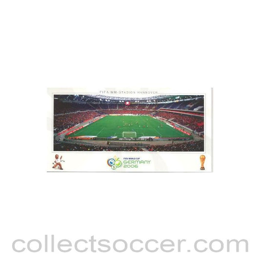 2006 World Cup Germany postcard Hannover Stadium