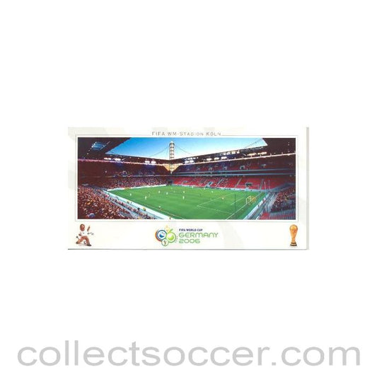 2006 World Cup Germany postcard Koln Stadium
