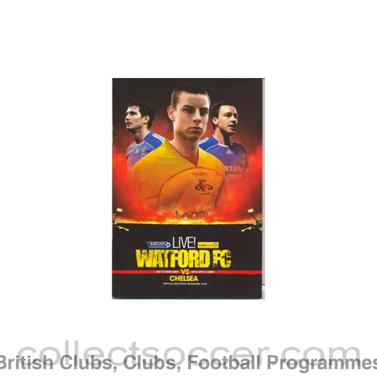 2007 - Watford vChelsea official programme 31/03/2007