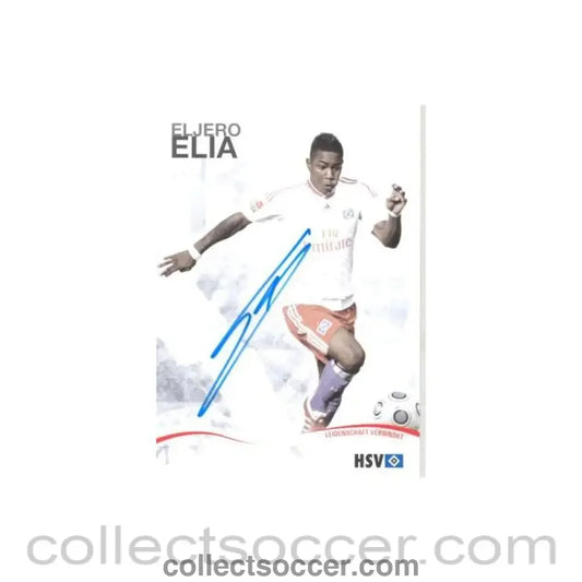 2009 - Hamburg Eljero Elia originally signed card of Season 2009-2010