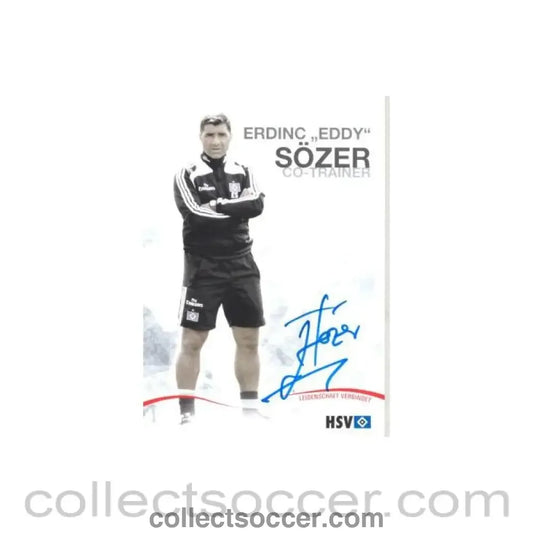 2009 - Hamburg Erdinc (Eddy) Sozer - Co-Trainer originally signed card of Season 2009-2010