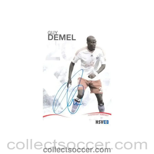 2009 - Hamburg Guy Demel originally signed card of Season 2009-2010