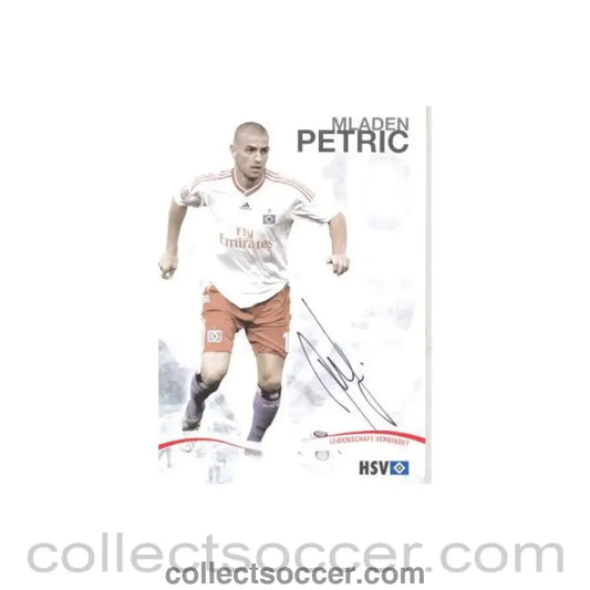 2009 - Hamburg Mladen Petric originally signed card of Season 2009-2010