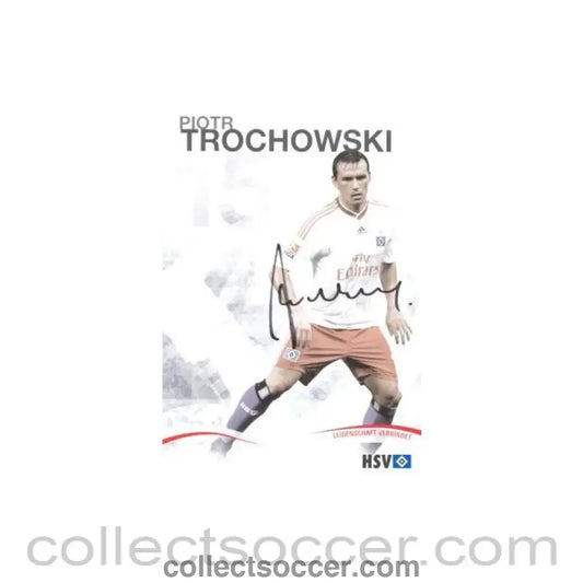 2009 - Hamburg Piotr Trochowski originally signed card of Season 2009-2010