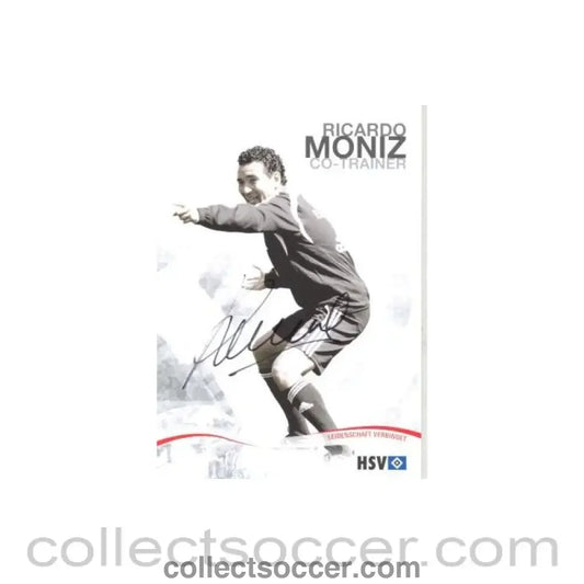 2009 - Hamburg Ricardo Moniz - Co-Trainer originally signed card of Season 2009-2010