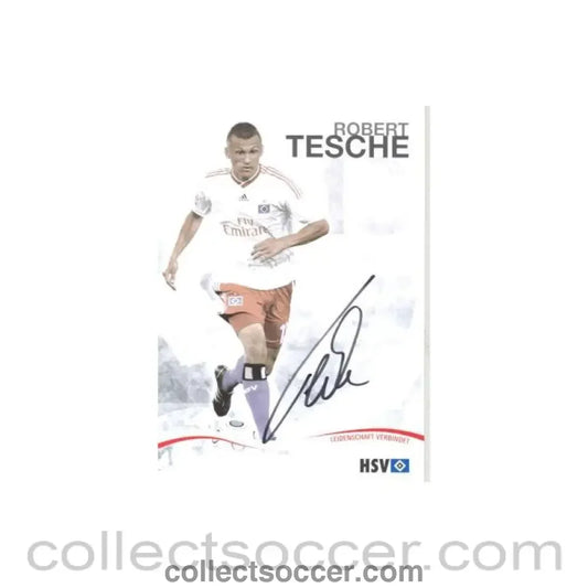 2009 - Hamburg Robert Tesche originally signed card of Season 2009-2010
