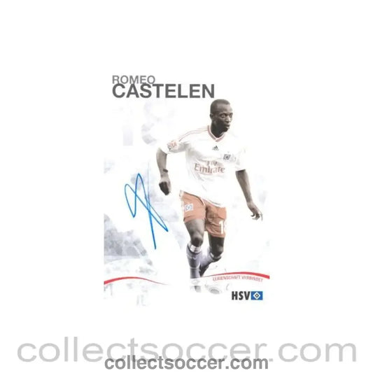 2009 - Hamburg Romeo Castelen originally signed card of Season 2009-2010