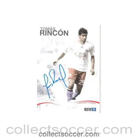2009 - Hamburg Tomas Rincon originally signed card of Season 2009-2010