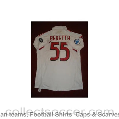 2009 - Match worn shirt of AC Milan’s Beretta No 55 during 2009 World Football Challenge