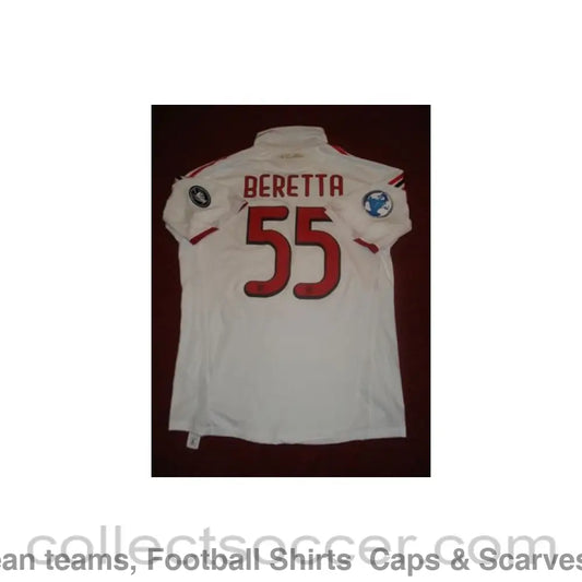 2009 - Match worn shirt of AC Milan’s Beretta No 55 during 2009 World Football Challenge