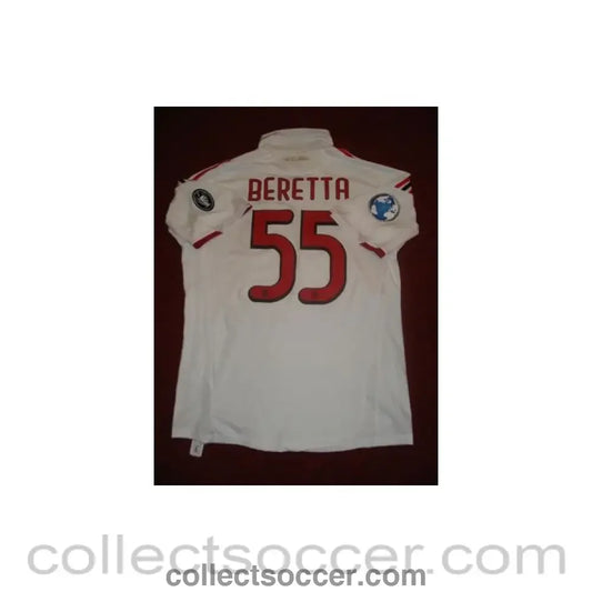 2009 - Match worn shirt of AC Milan’s Beretta No 55 during 2009 World Football Challenge