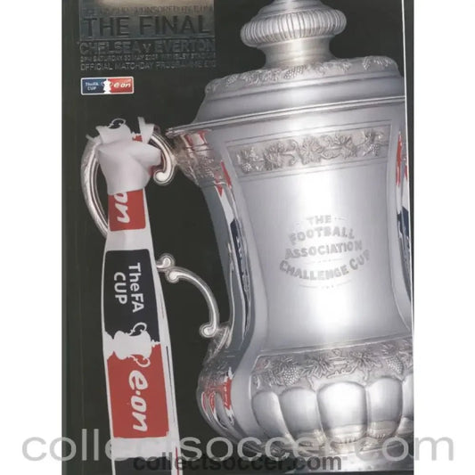2009 Signed FA Cup Final Official Programme Chelsea v Everton + Rare Original Team Sheet - Collect Soccer