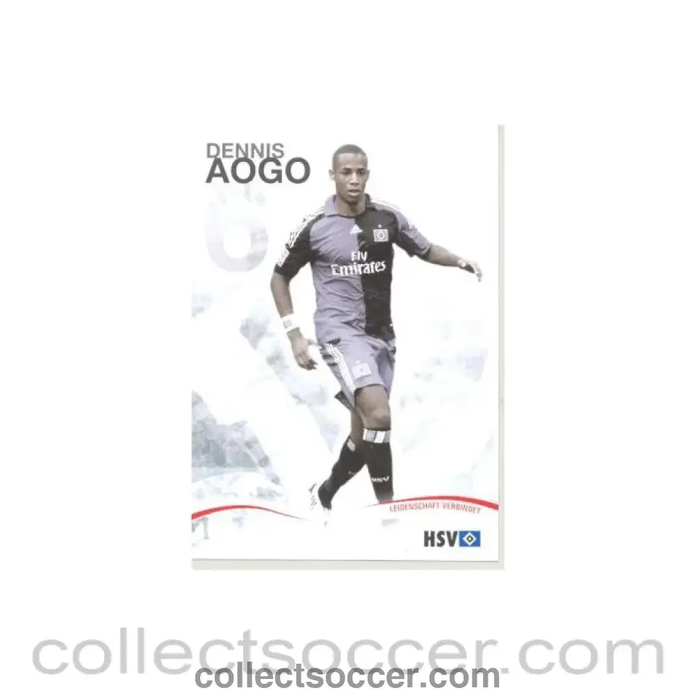 2010 - Dennis Aogo Hamburg player card 2010-2011