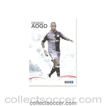 2010 - Dennis Aogo Hamburg player card 2010-2011