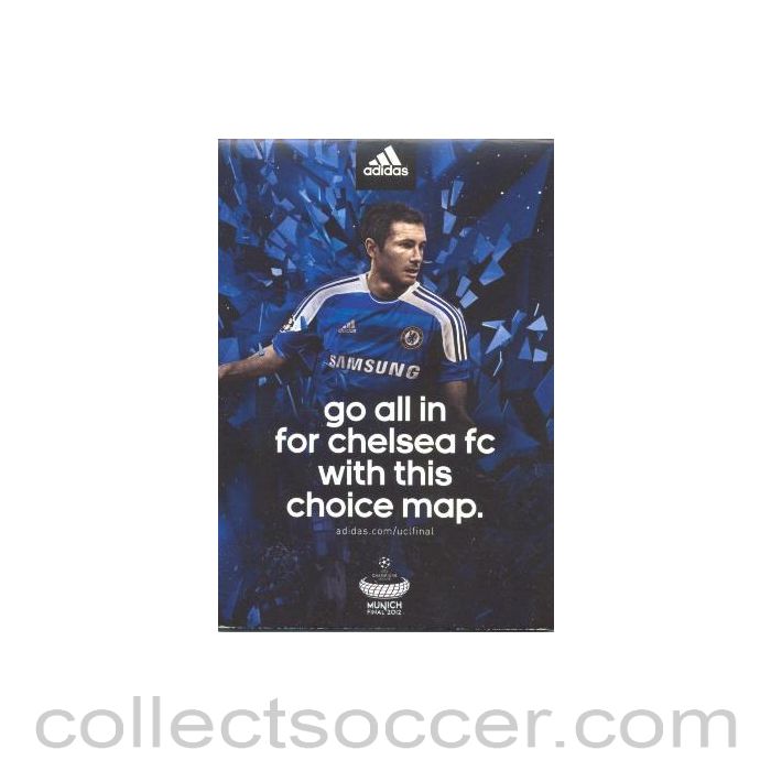 2012 Champions League Final Chelsea v Bayern Munich 19/05/2012 Chelsea Choice blue map