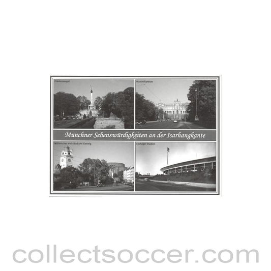 2012 - Postcard Showing TSV Munchen Stadium exterior