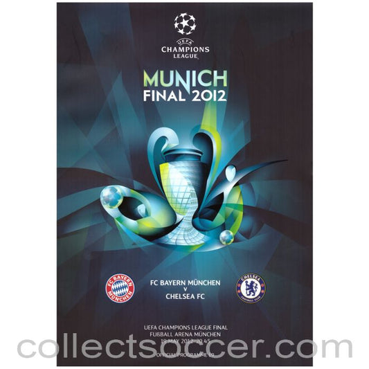 2012 Champions League Final Official Programme Chelsea V Bayern Munich