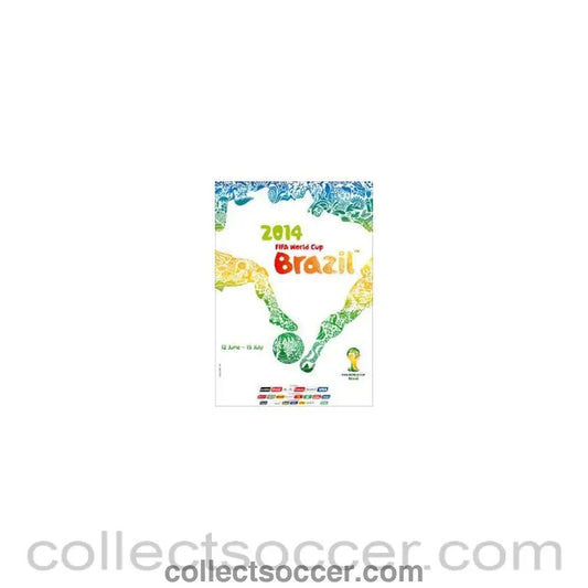 2014 World Cup Official Poster Logo in English - Collect Soccer