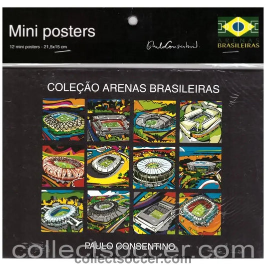 2014 World Cup Set of Mini Posters - Collect Soccer