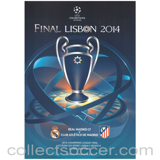 2014 Champions League Final Offiical Programme Real Madrid v Atletico Madrid