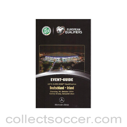 2014 Germany v Ireland Event Guide