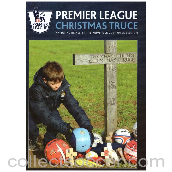 2014 Premier League Christmas Truce National Finals Programme + 4 page Issue
