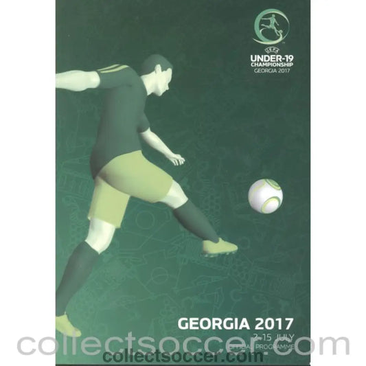 2017 Under 19 Championship Official Football Programme played in Georgia