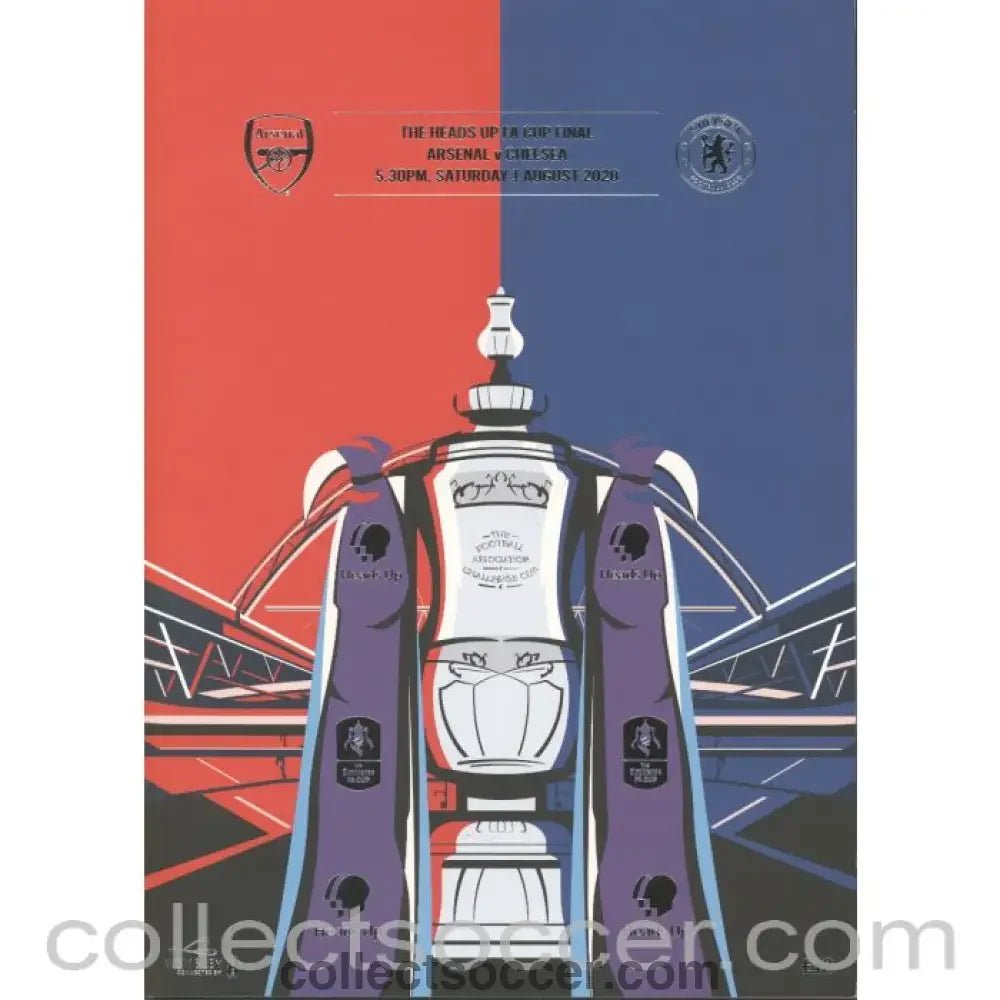2020 FA Cup Final Programme Arsenal v Chelsea - Collect Soccer