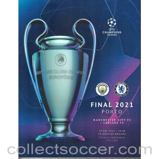 2021 Champions League Final - Manchester City v Chelsea Official Programme