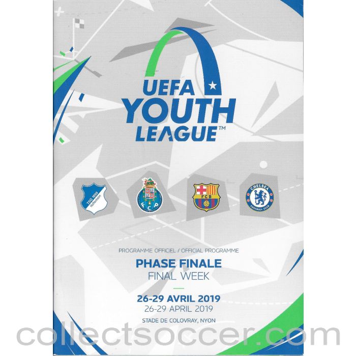 2019 Uefa Youth League Final and Semi Final Official Programme