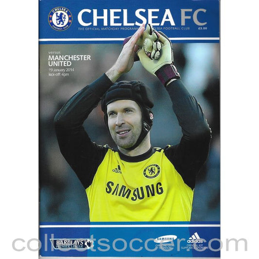 2014 - Chelsea v Manchester United Official Programme 19/01/2014