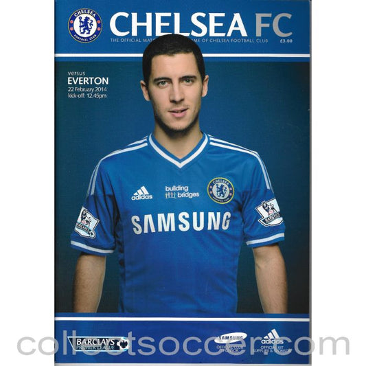 2014 - Chelsea v Everton Official Programme 22/02/2014