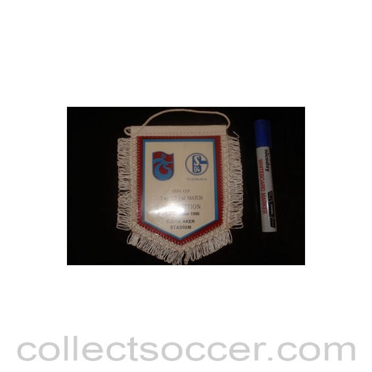 1996 - H. Avni Aker v Schalke UEFA Cup 2nd Leg 2nd Match Competition 29/10/1996 Pennant